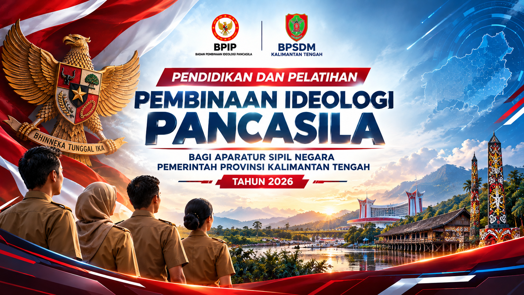 PENDIDIKAN DAN PELATIHAN PEMBINAAN IDEOLOGI PANCASILA BAGI ASN PEMERINTAH PROVINSI KALIMANTAN TENGAH TAHUN 2026
