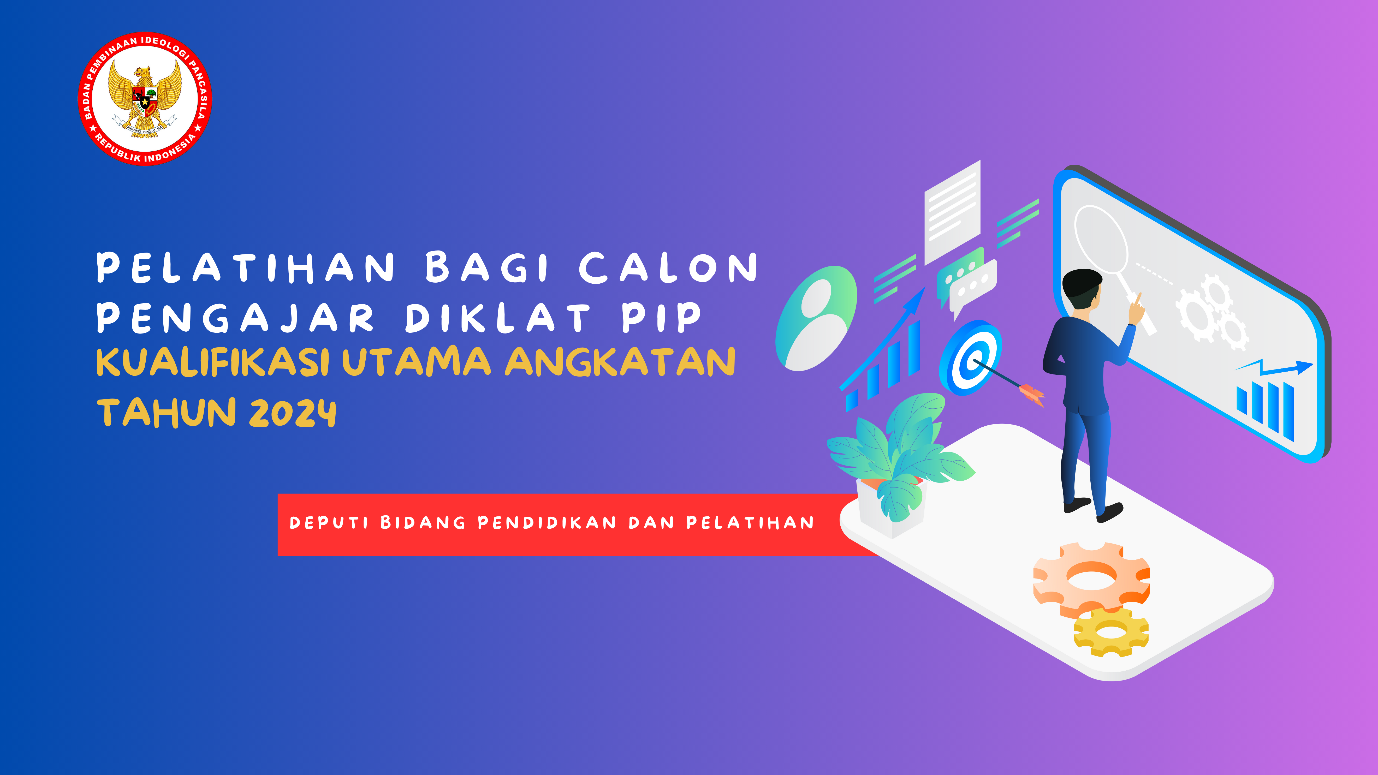 Pelatihan bagi Calon Pengajar Diklat PIP Kualifikasi Utama Angkatan Tahun 2024